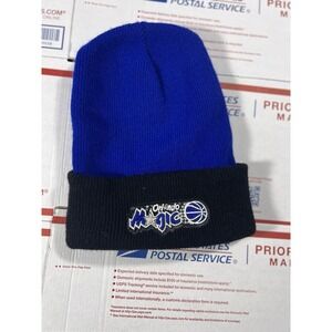 Orlando Magic Mens Adult Vintage 90s Black Cuffed Beanie Winter Hat Cap NWOT NBA